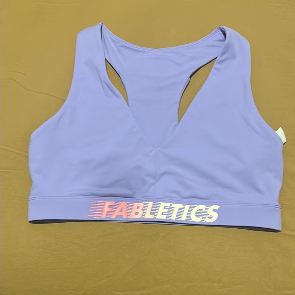 Fabletics Lavender Sports Bra